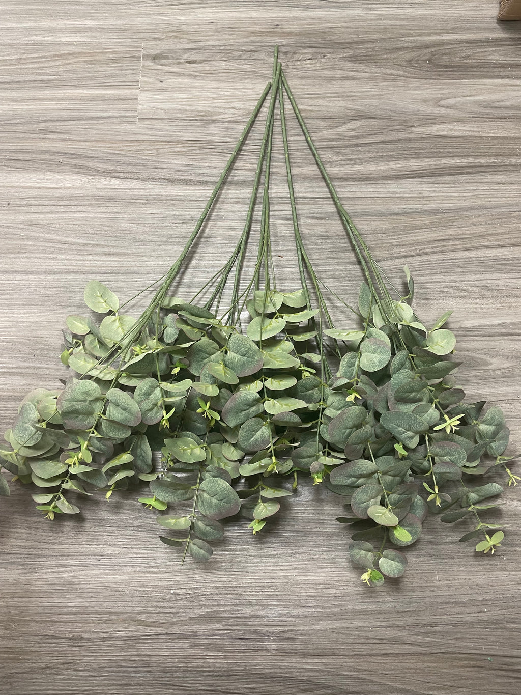3Bunches/5Bunches Artificial Eucalyptus Stems, Dusty Green Realistic Greenery for Wedding Bouquets & DIY Decor (AG9）