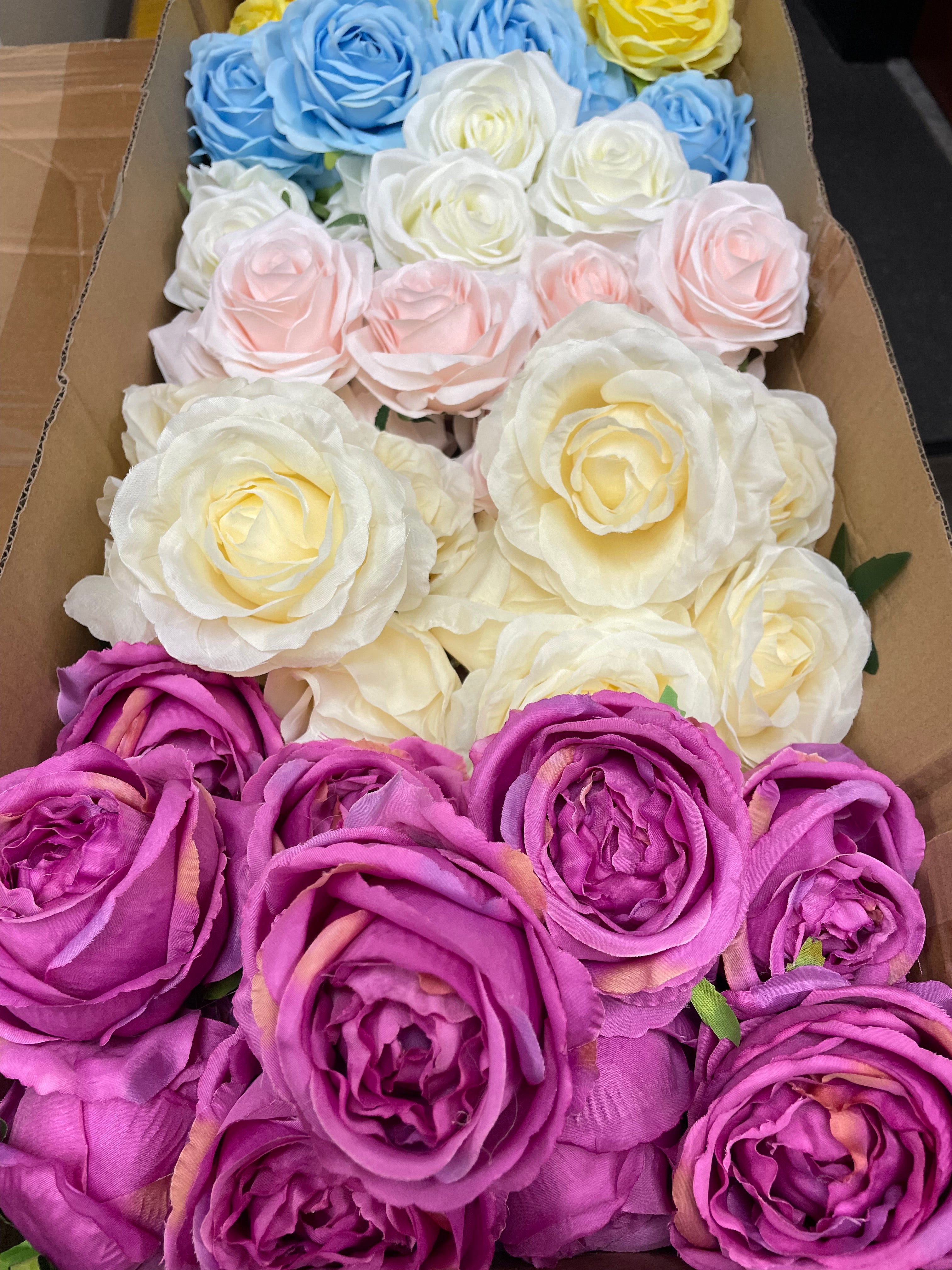Artificial Flower Head Without Stems (IS2) Multiple