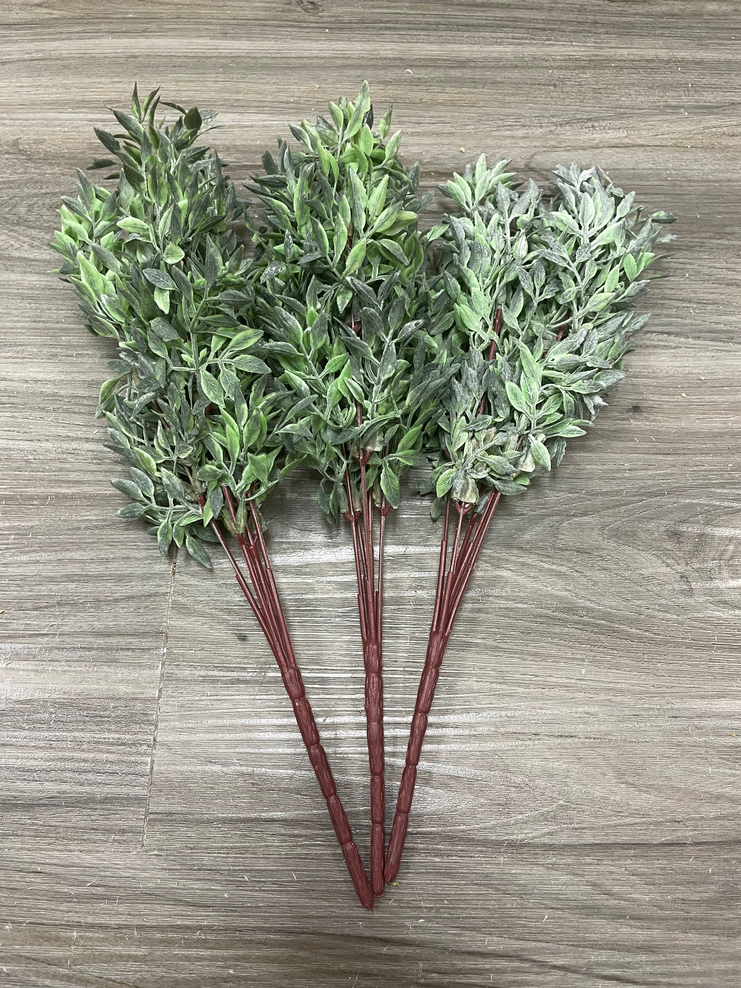 3Bunches/5Bunches Greenery Filler, Plastic Leaf Bush, Perfect for Wreaths & Arrangements (AG2)