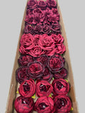 50/60 PCS Artificial Flower Heads (BW2), Mixed Colors for Wedding & DIY Decor