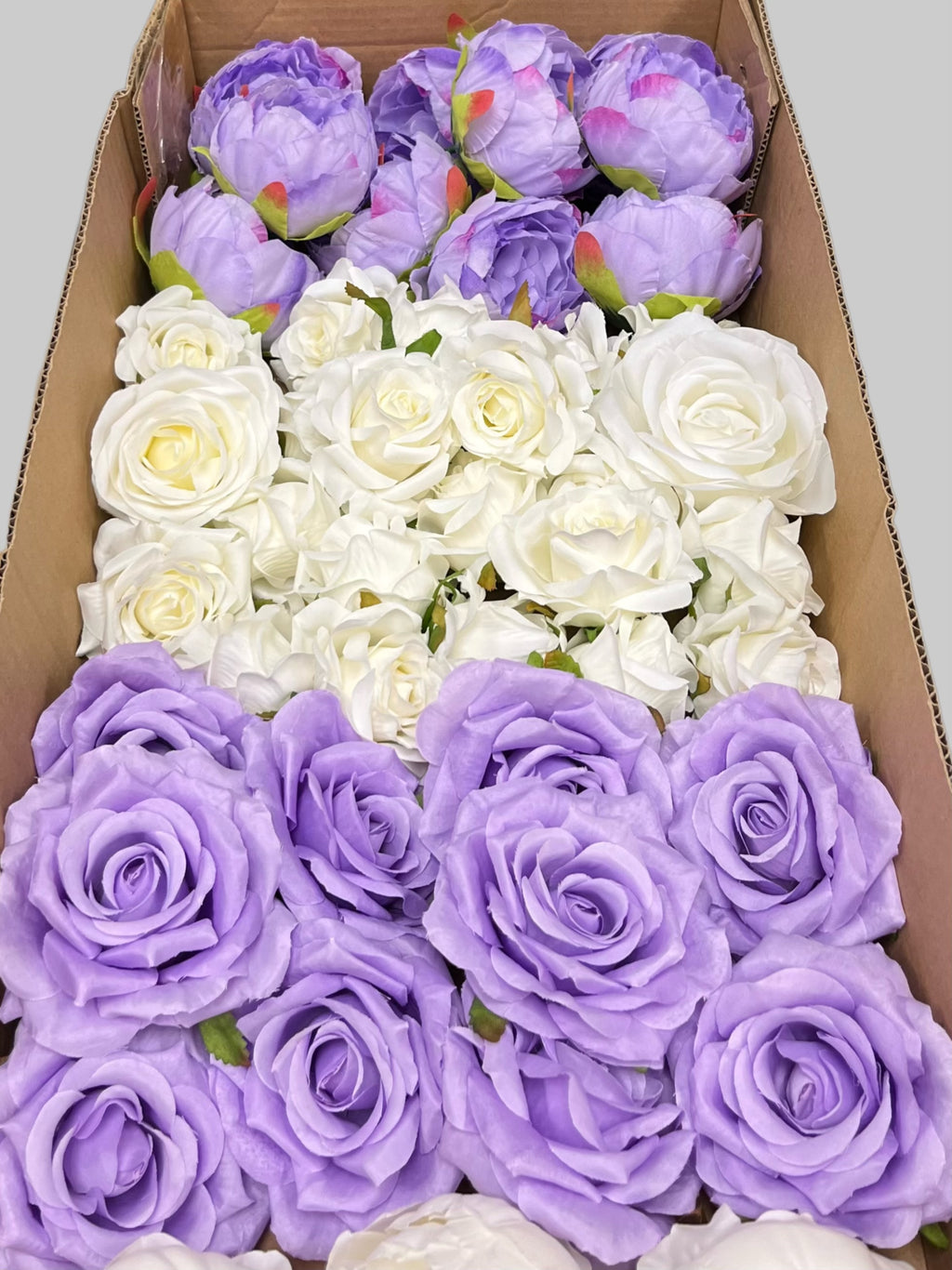 60/70 PCS Artificial Flower Heads (ZS5), Mixed Colors for Wedding & DIY Decor