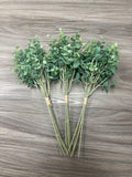 3Bunches/5Bunches Artificial Eucalyptus Stems, Realistic Greenery for Wedding Bouquets & DIY Decor (AG5)