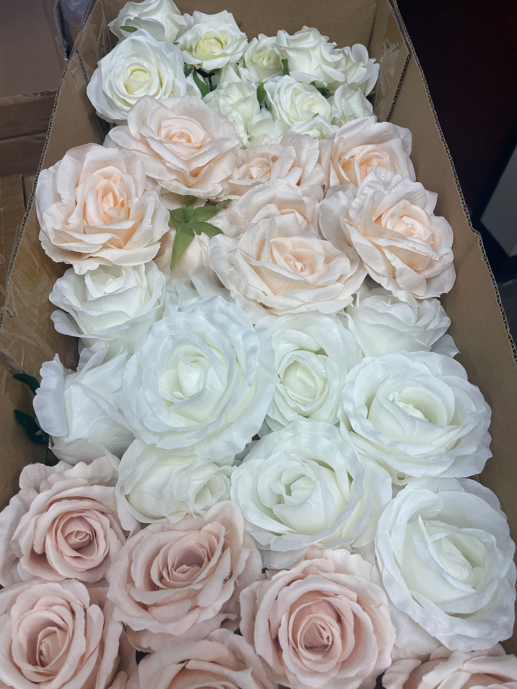 60/70 PCS Artificial Flower Heads(MS1) – Mixed Colors for Wedding & DIY Decor