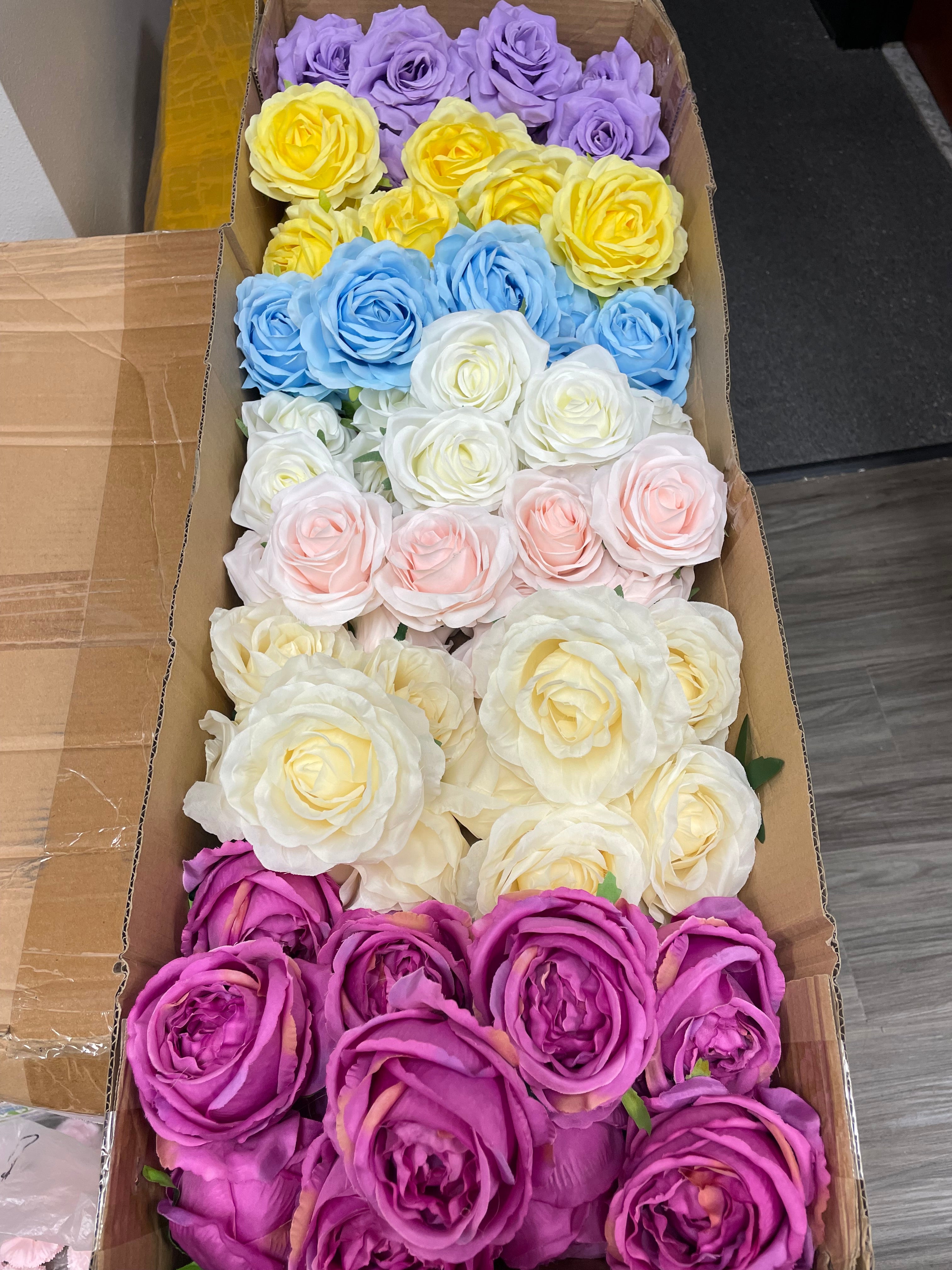 Artificial Flower Head Without Stems (IS2) Multiple