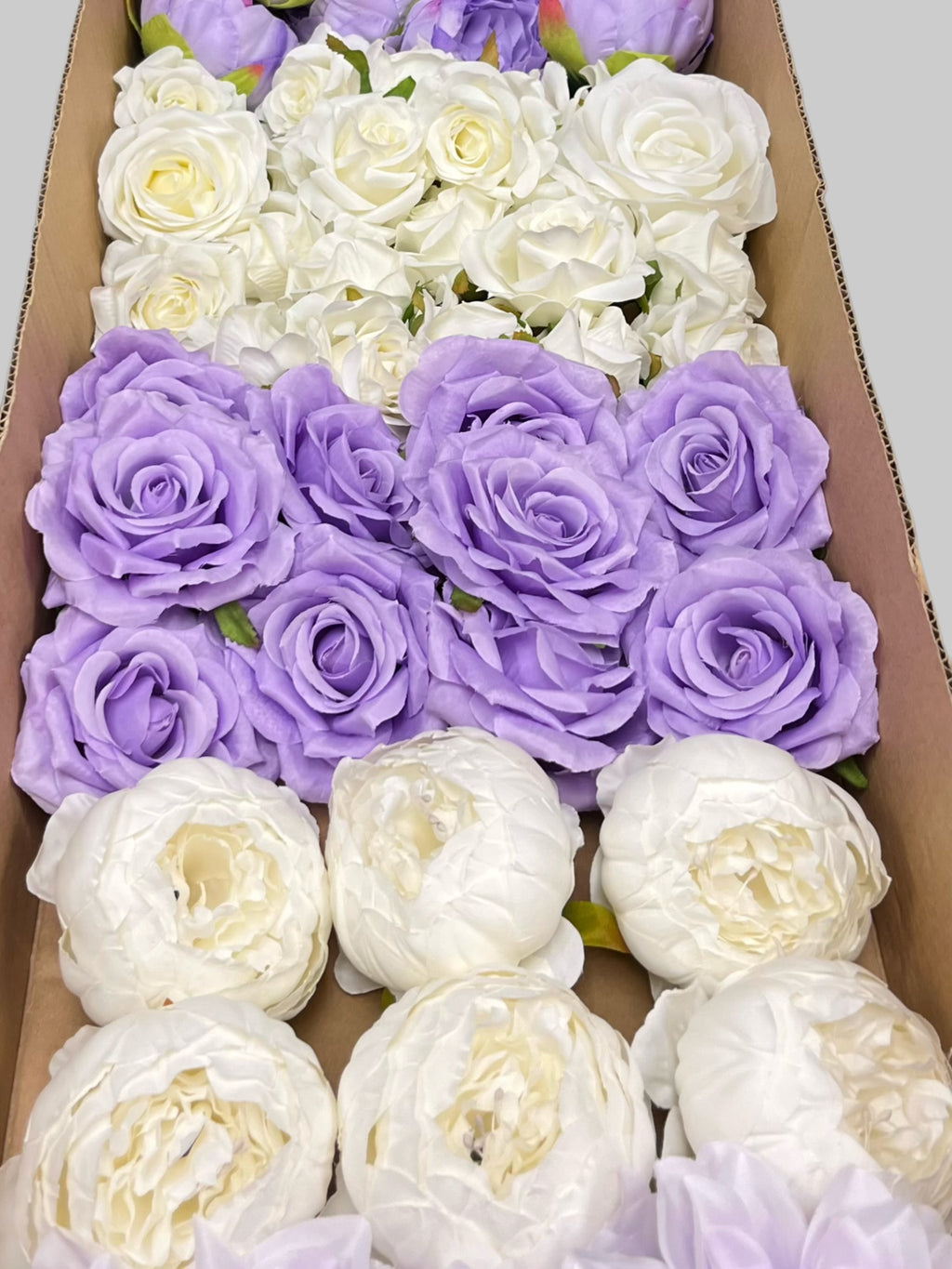 60/70 PCS Artificial Flower Heads (ZS5), Mixed Colors for Wedding & DIY Decor