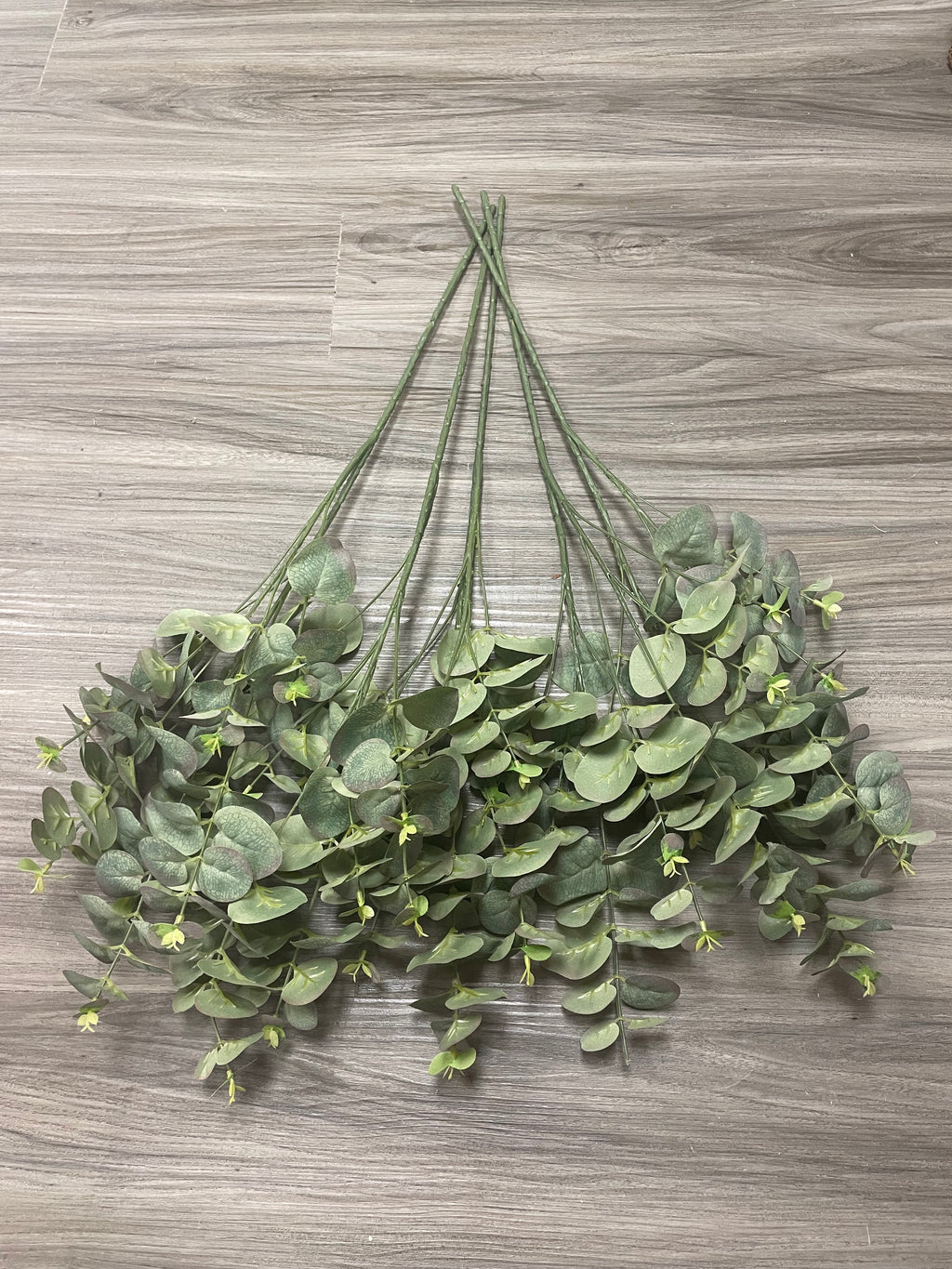 3Bunches/5Bunches Artificial Eucalyptus Stems, Dusty Green Realistic Greenery for Wedding Bouquets & DIY Decor (AG9）