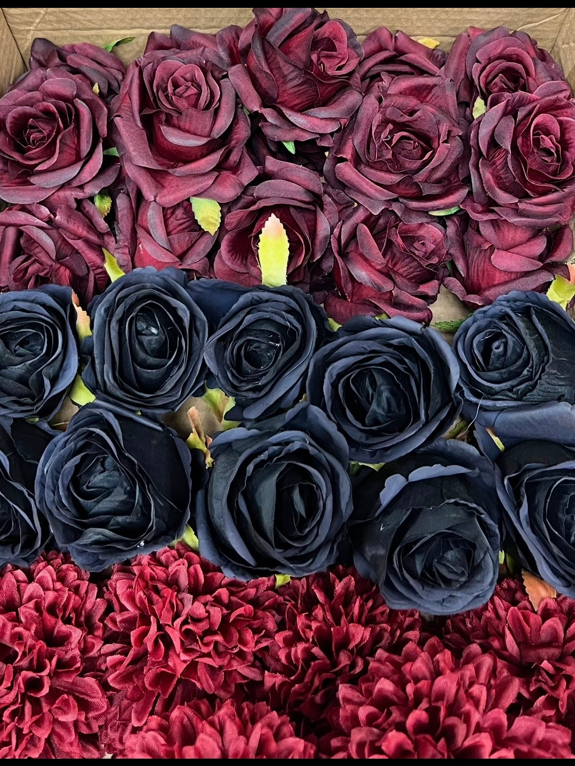 50/60 PCS Artificial Flower Heads (BH1), Mixed Colors for Wedding & DIY Decor