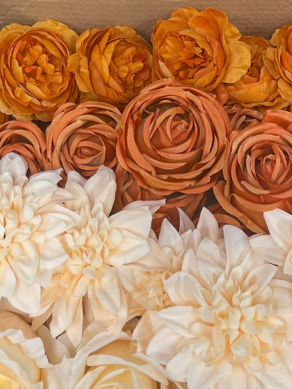 50/60 PCS Artificial Flower Heads(FS2), Mixed Colors for Wedding & DIY Decor