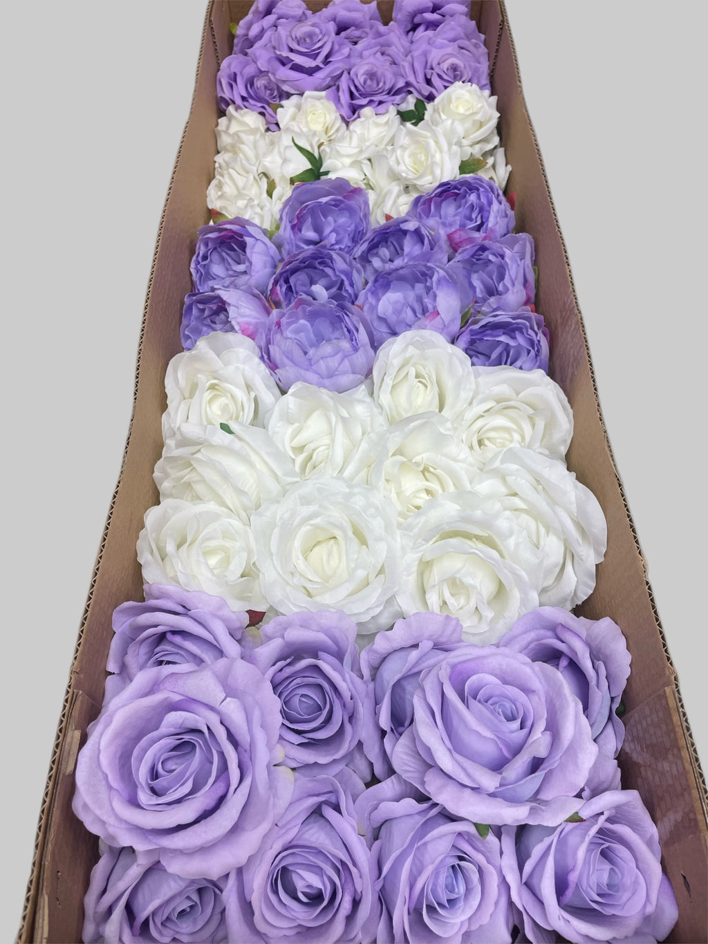 60/70 PCS Artificial Flower Heads (ZS1C), Mixed Colors for Wedding & DIY Decor