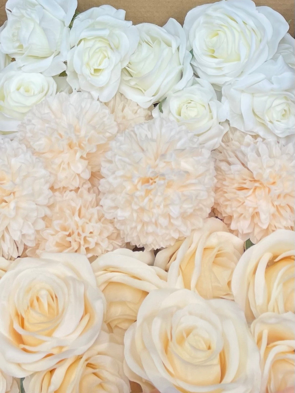 60/70 PCS Artificial Flower Heads (OS2AH), Mixed Colors for Wedding & DIY Decor