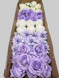 60/70 PCS Artificial Flower Heads (ZS5E), Mixed Colors for Wedding & DIY Decor