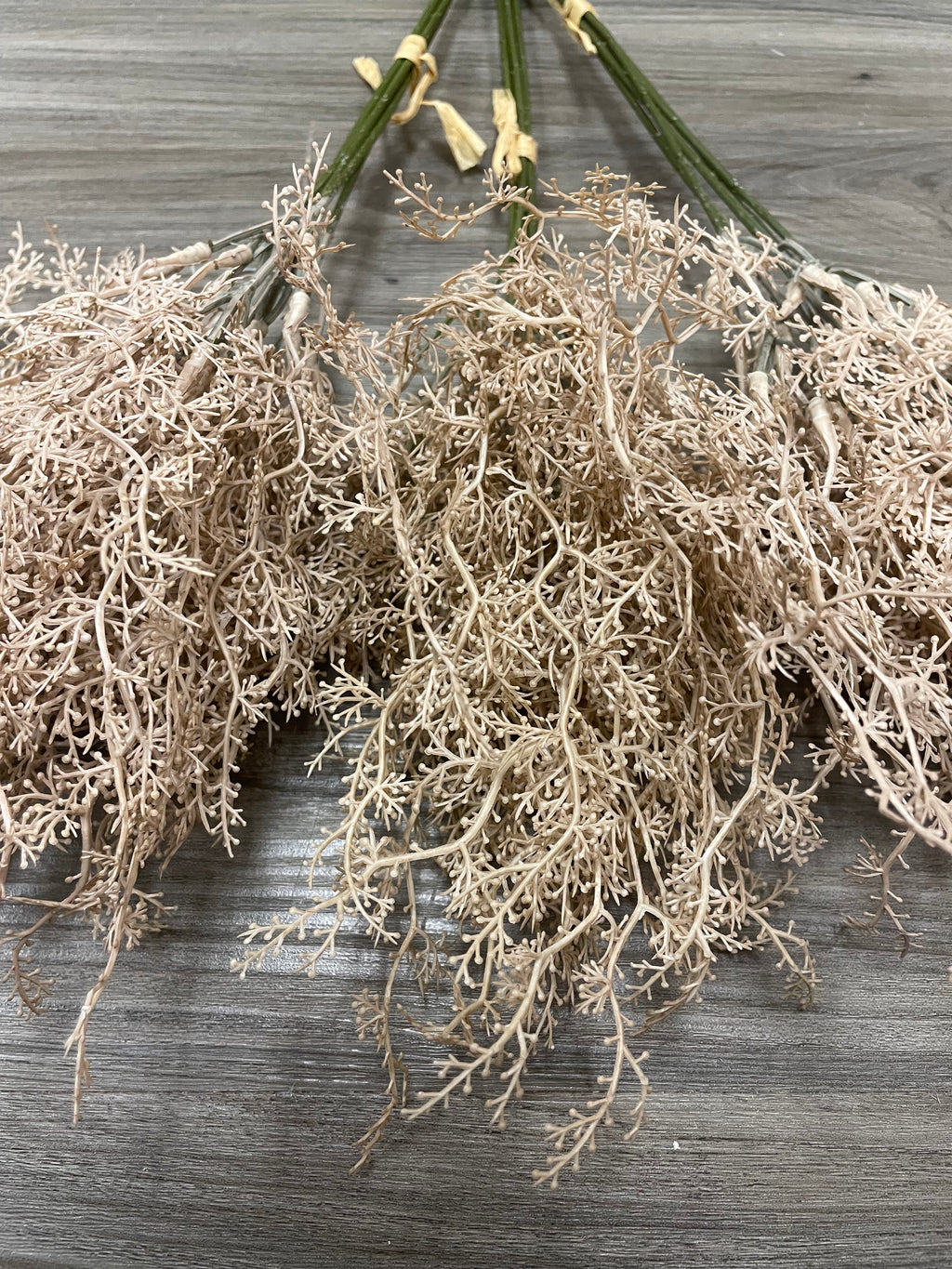 3Bunches/5Bunches Artificial Dried Grass Stems, Beige Natural Look Filler for Wedding Bouquets & DIY Decor (AF3)