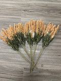 3Bunches/5Bunches Artificial Foxtail Grass Stems, Beige/Tan Dried Look Filler for Wedding, Bouquet & DIY Decor (AF2)