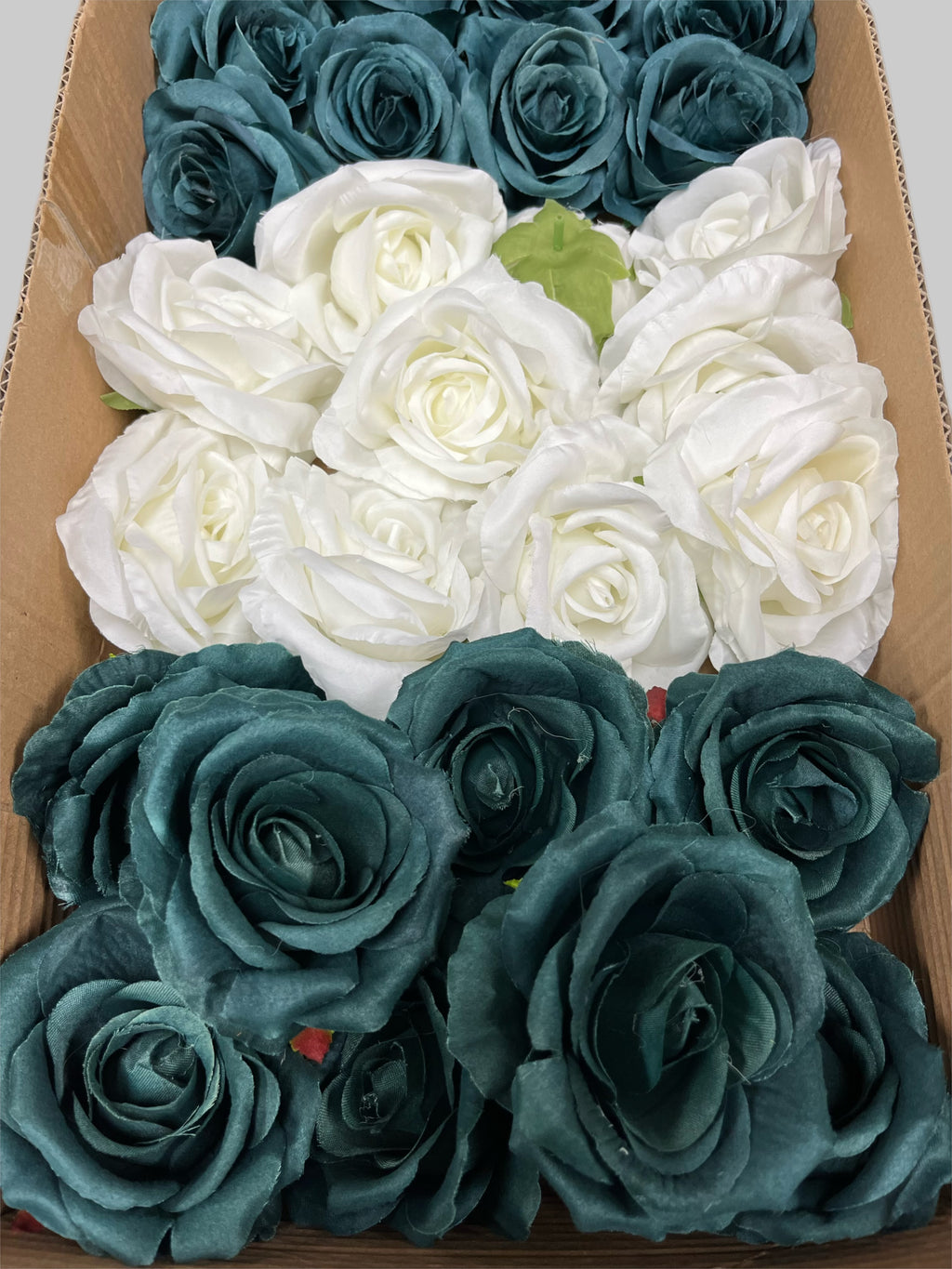 60/70 PCS Artificial Flower Heads (LU4), Mixed Colors for Wedding & DIY Decor