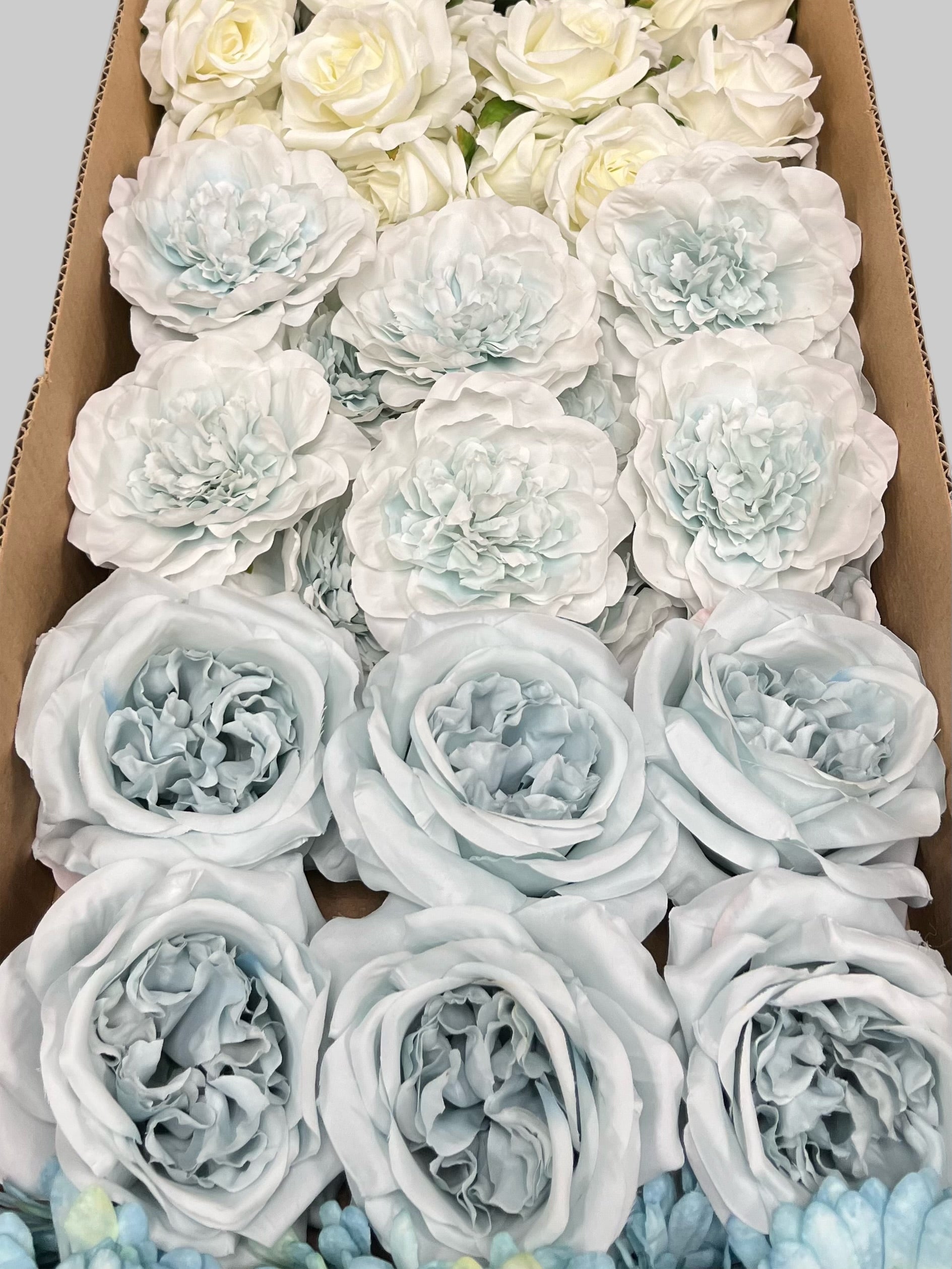 60/70 PCS Artificial Flower Heads (LS10AE), Mixed Color for DIY Wedding Bouquets, Centerpieces & Event Decor