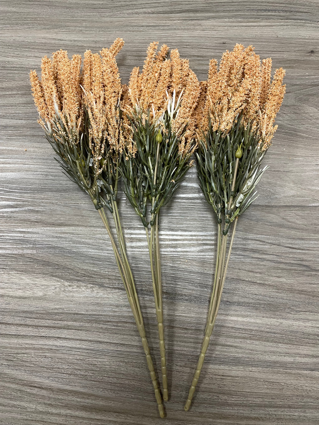 3Bunches/5Bunches Artificial Foxtail Grass Stems, Beige/Tan Dried Look Filler for Wedding, Bouquet & DIY Decor (AF2)