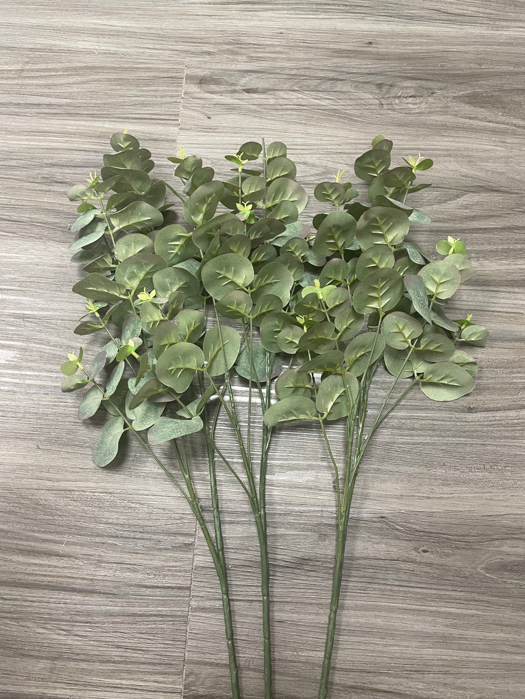 3Bunches/5Bunches Artificial Eucalyptus Stems, Dusty Green Realistic Greenery for Wedding Bouquets & DIY Decor (AG9）