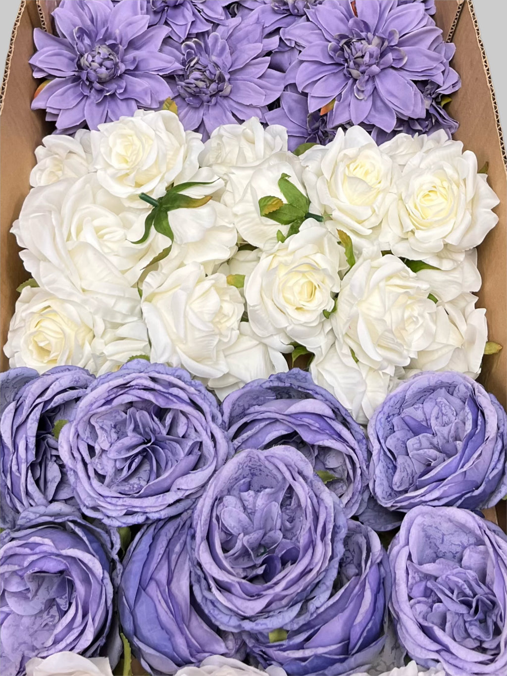 60/70 PCS Artificial Flower Heads (ZS6), Mixed Colors for Wedding & DIY Decor