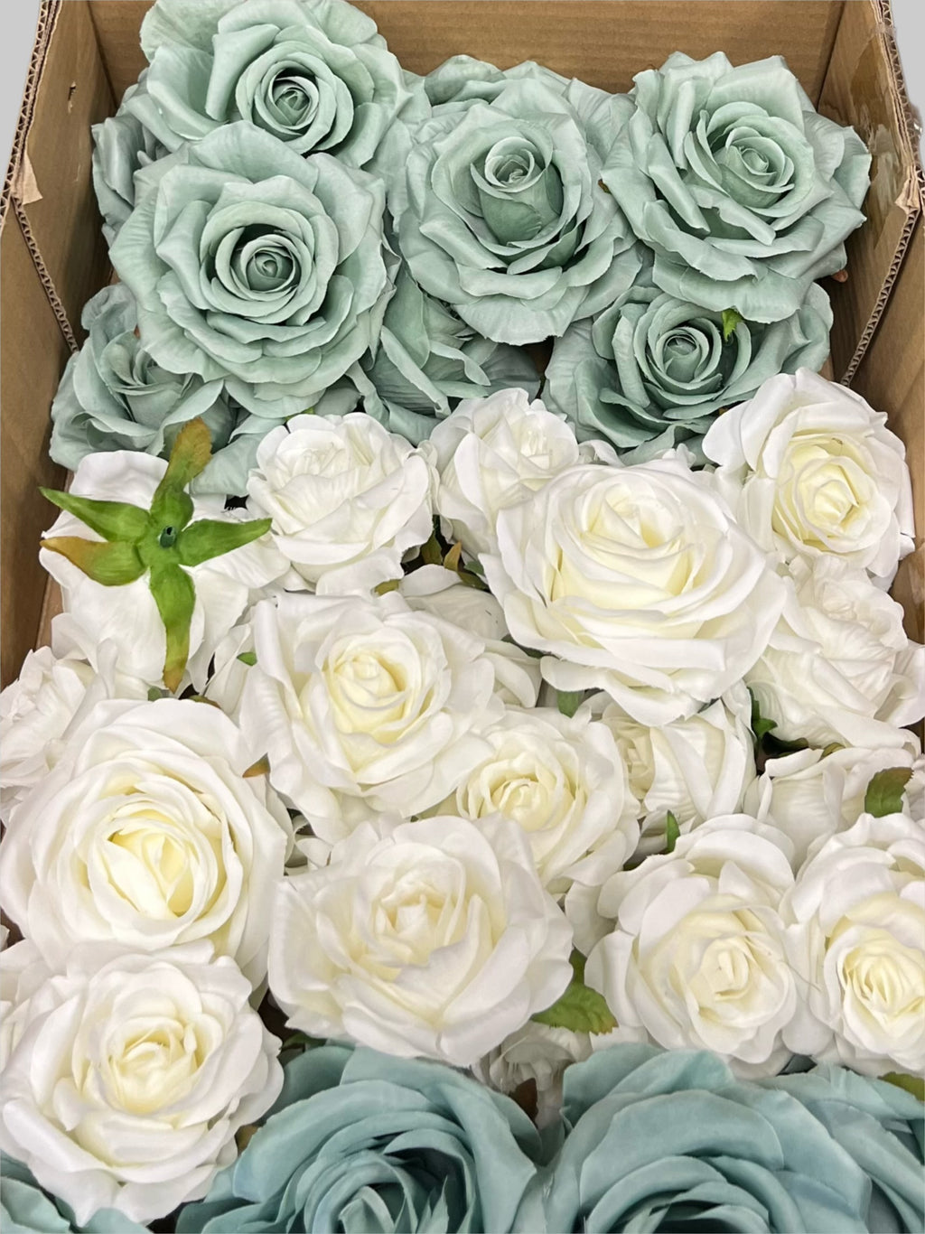 60/70 PCS Artificial Flower Heads (LS10), Mixed Color for DIY Wedding Bouquets, Centerpieces & Event Decor