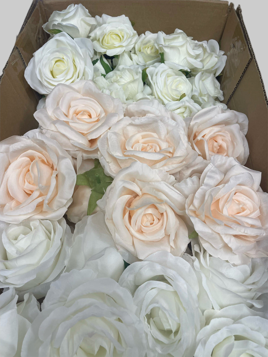 60/70 PCS Artificial Flower Heads(MS1) – Mixed Colors for Wedding & DIY Decor