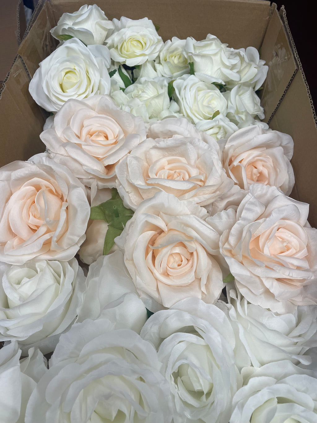 60/70 PCS Artificial Flower Heads(MS1) – Mixed Colors for Wedding & DIY Decor