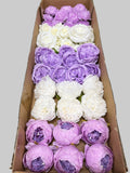 60/70 PCS Artificial Flower Heads (ZS4), Mixed Colors for Wedding & DIY Decor