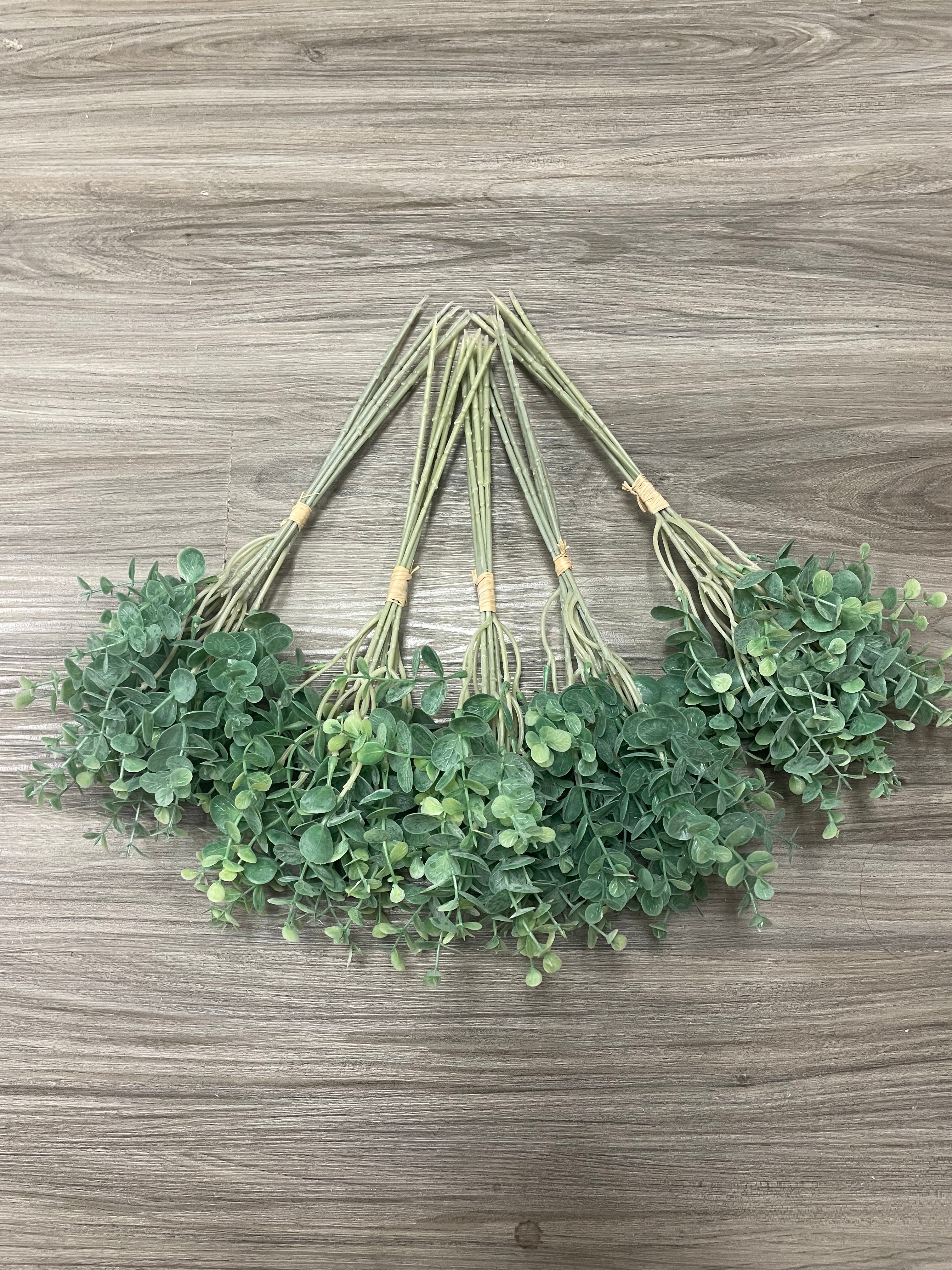 3Bunches/5Bunches Artificial Eucalyptus Stems, Realistic Greenery for Wedding Bouquets & DIY Decor (AG5)
