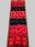 50/60 PCS Artificial Flower Heads (RH1CE), Mixed Colors for Wedding & DIY Decor