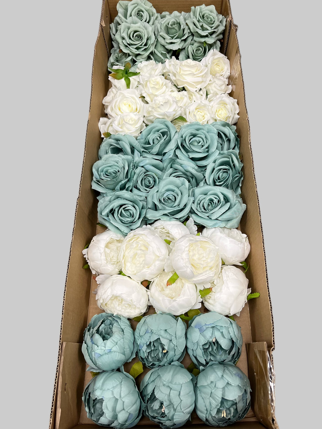 60/70 PCS Artificial Flower Heads (LS10), Mixed Color for DIY Wedding Bouquets, Centerpieces & Event Decor
