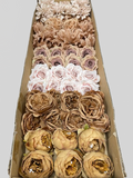 50/60 PCS Artificial Flower Heads (GC1), Mixed Colors for Wedding & DIY Decor