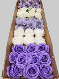 60/70 PCS Artificial Flower Heads (ZS6CE), Mixed Colors for Wedding & DIY Decor