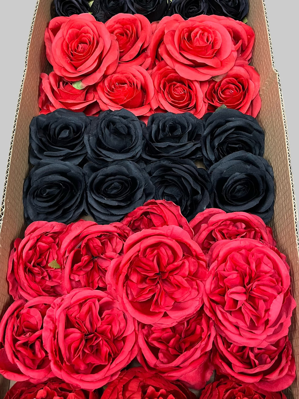 50/60 PCS Artificial Flower Heads (RH1CE), Mixed Colors for Wedding & DIY Decor
