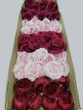 50/60 PCS Artificial Flower Heads (BP1DE), Mixed Colors for Wedding & DIY Decor