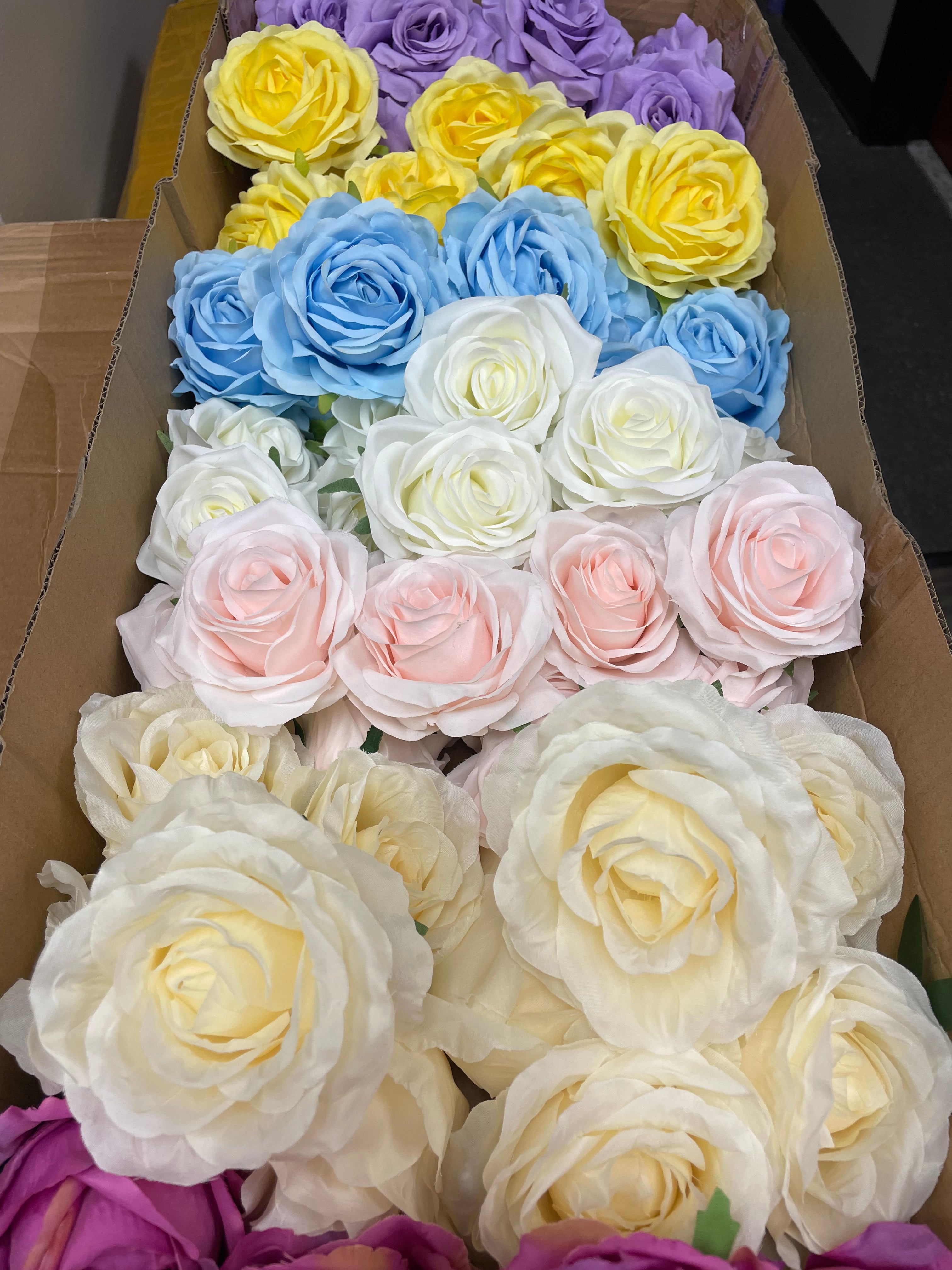 Artificial Flower Head Without Stems (IS2) Multiple
