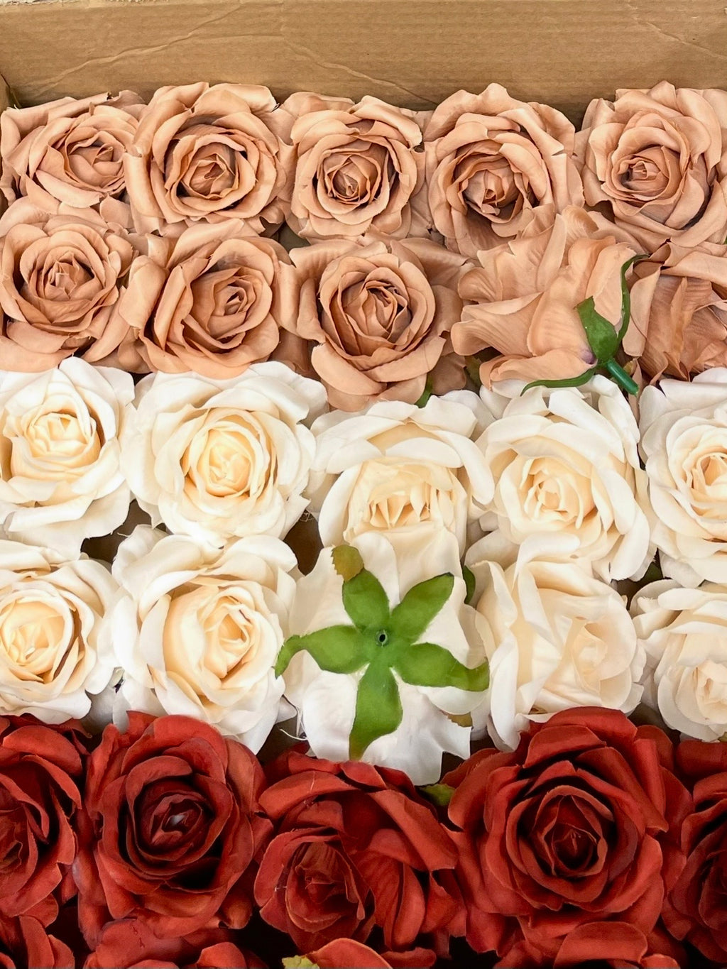 50/60 PCS Artificial Flower Heads (FS5), Mixed Colors for Wedding & DIY Decor