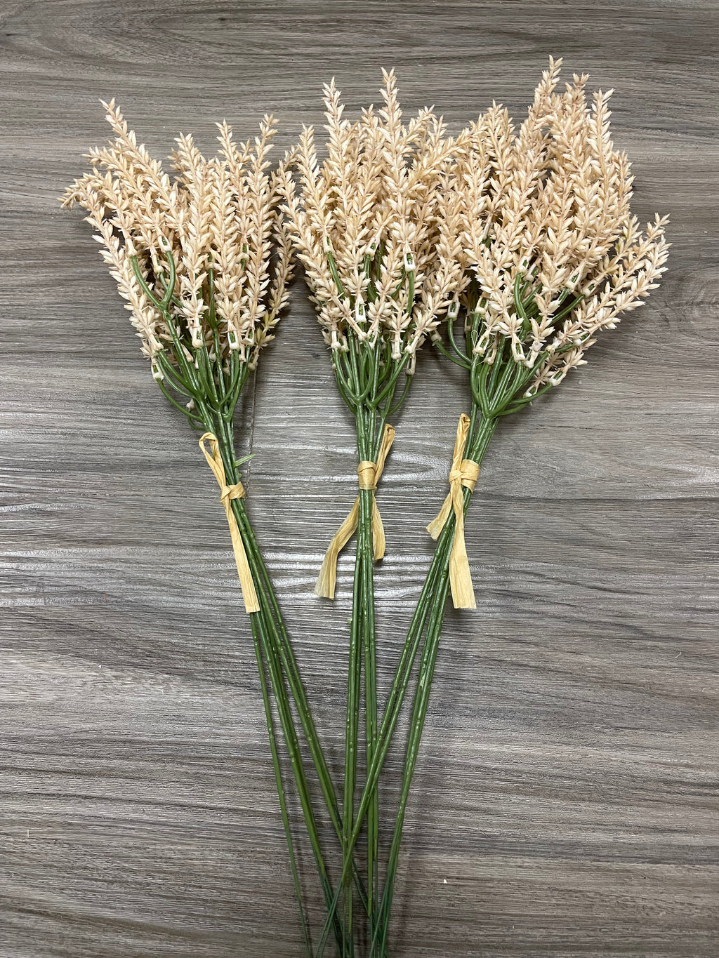 3Bunches/5Bunches Artificial Hanging Grass Stems, Beige Dried Look, Realistic Filler for Wedding & DIY Decor (AF3)