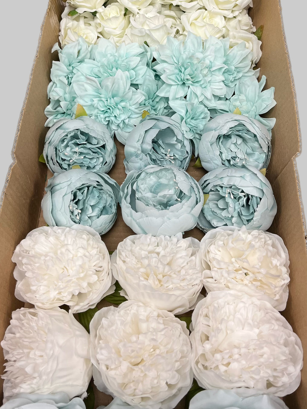 60/70 PCS Artificial Flower Heads (LS9), Mixed Color for DIY Wedding Bouquets, Centerpieces & Event Decor