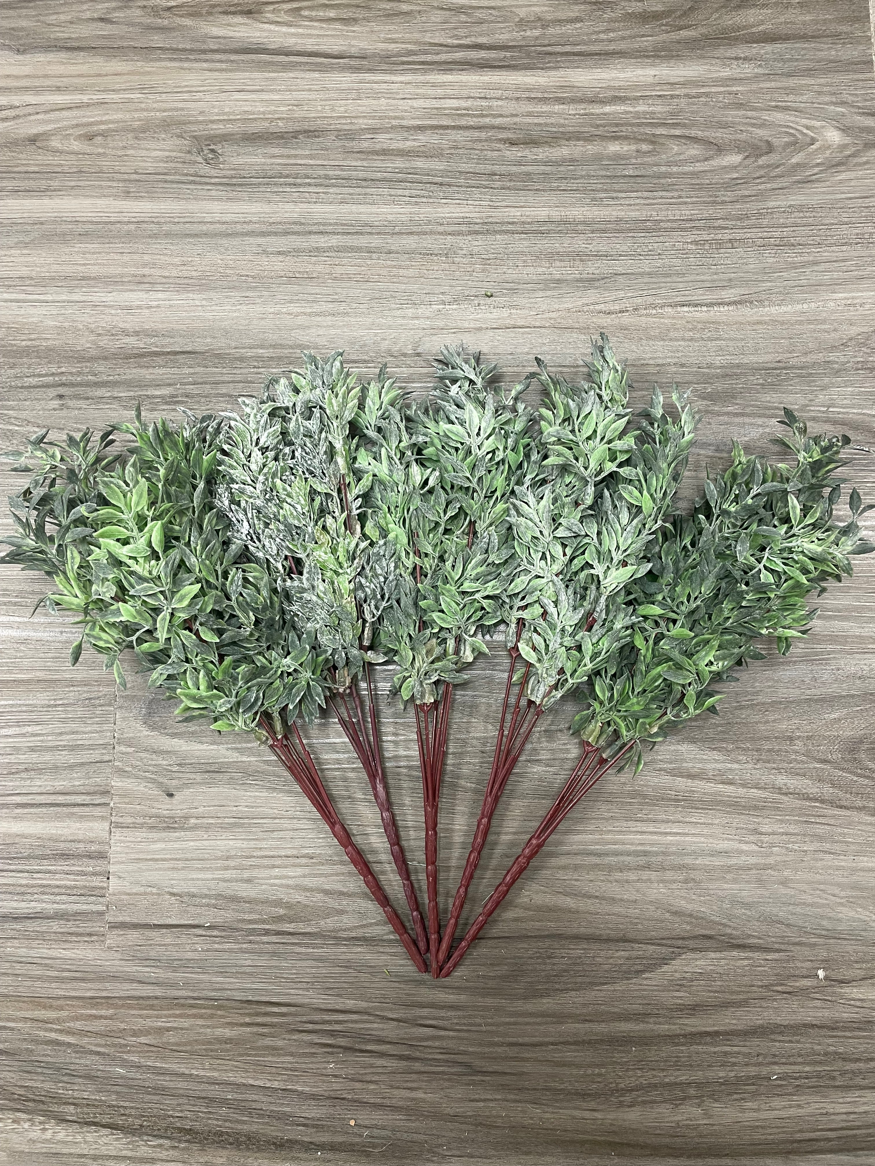 3Bunches/5Bunches Greenery Filler, Plastic Leaf Bush, Perfect for Wreaths & Arrangements (AG2)
