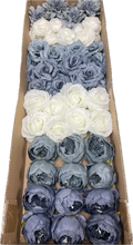 50/60 PCS Artificial Flower Heads (DS4), Mixed Colors for Wedding & DIY Decor