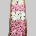 60/70 PCS Artificial Flower Heads(ES2), Mixed Colors for Wedding & DIY Decor