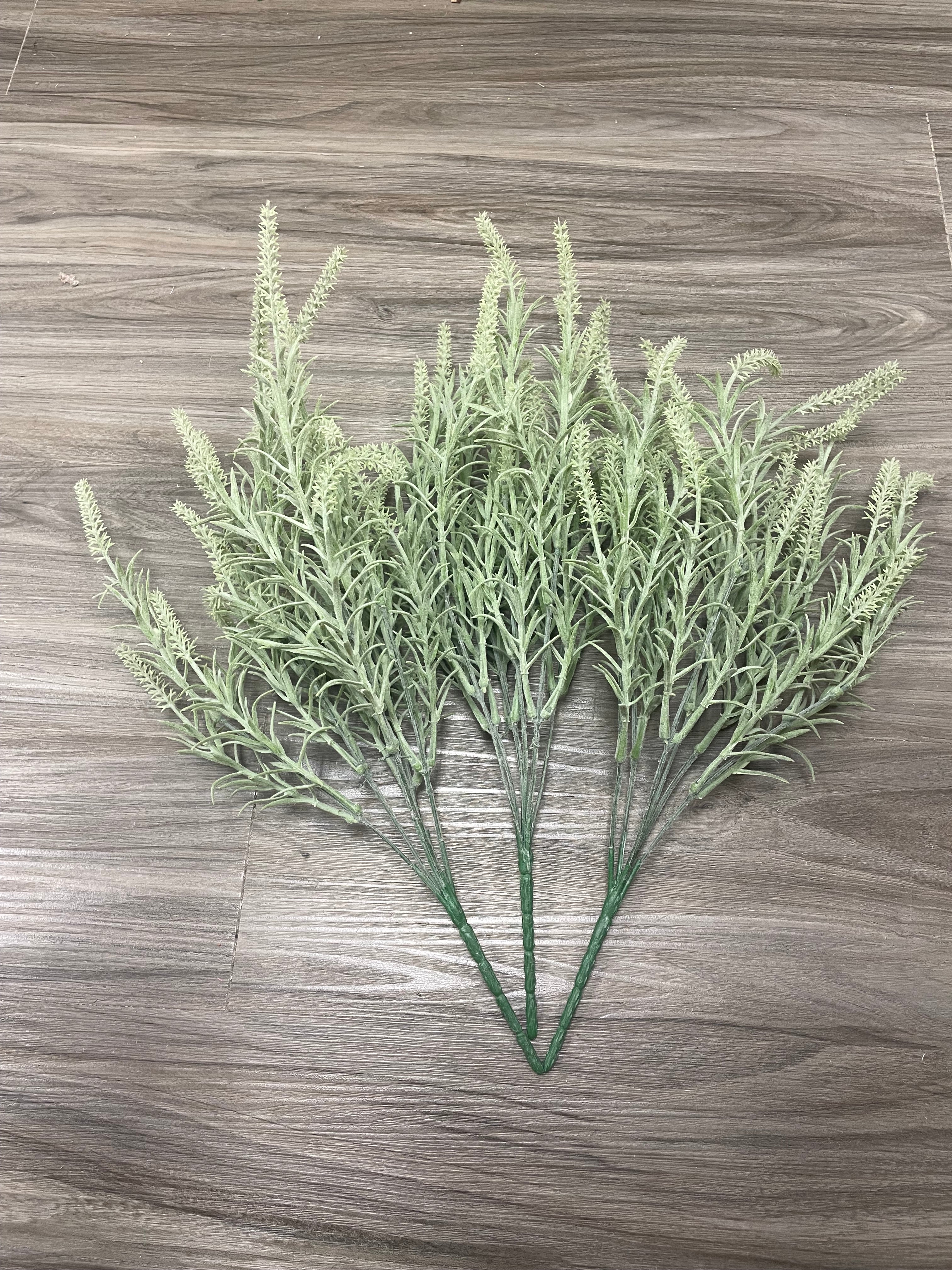 3Bunches/5Bunches Artificial Frosted Greenery Stems, Dusty Miller/Lavender Style for Wedding & DIY Decor (AG4)