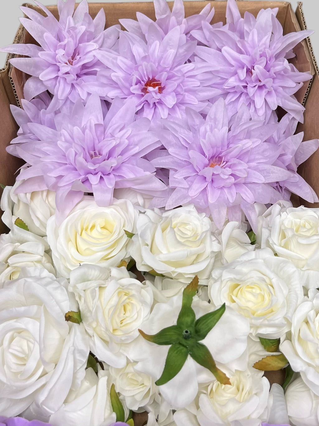 60/70 PCS Artificial Flower Heads (ZS4CE), Mixed Colors for Wedding & DIY Decor