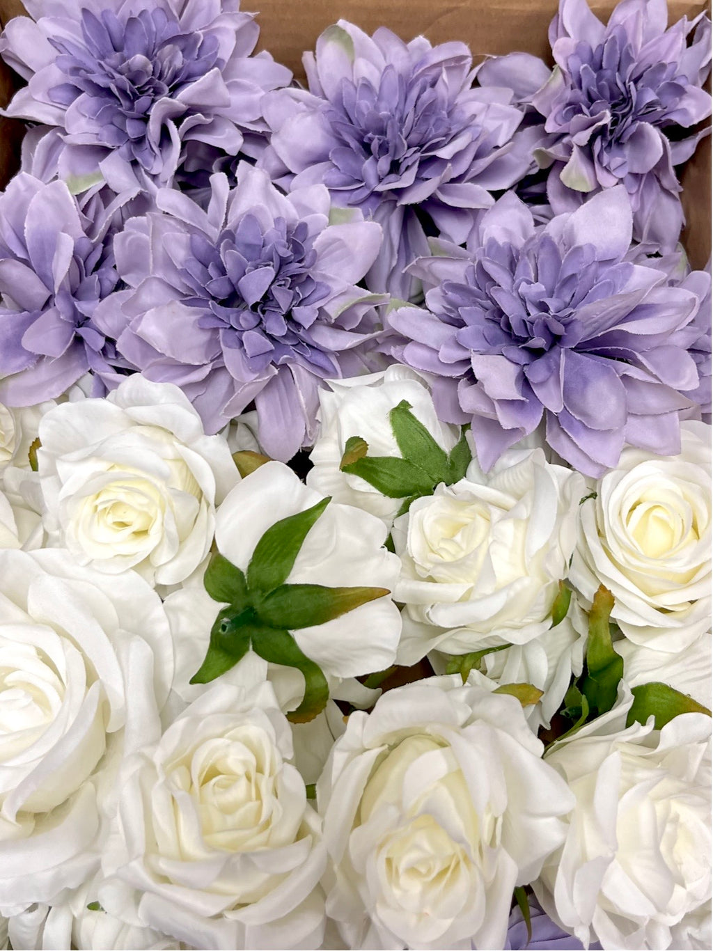 60/70 PCS Artificial Flower Heads (ZS6CE), Mixed Colors for Wedding & DIY Decor