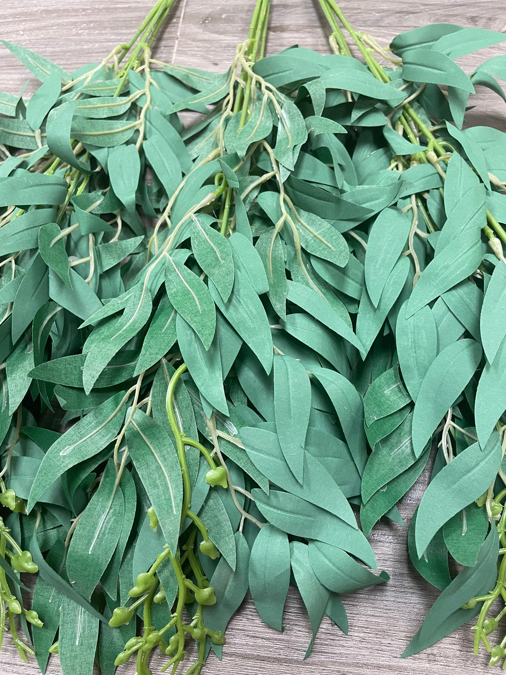 3Bunches/5Bunches Faux Eucalyptus Stems, Realistic Greenery for Wedding & Home Decor (AG1)