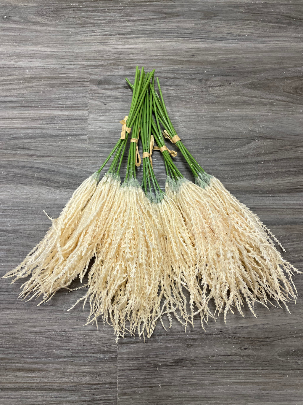 3Bunches/5Bunches Artificial Foxtail Grass Stems, Beige Dried Look, Realistic Hanging Filler for Wedding & DIY Decor (AF5)