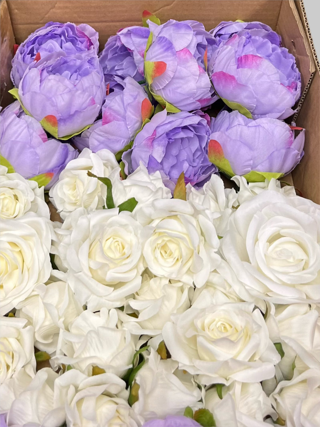 60/70 PCS Artificial Flower Heads (ZS5), Mixed Colors for Wedding & DIY Decor