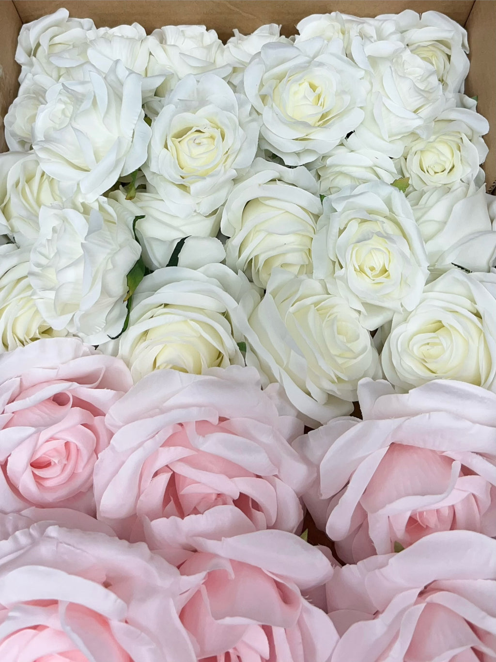 60/70 PCS Artificial Flower Heads (CS3AE), Mixed Colors for Wedding & DIY Decor