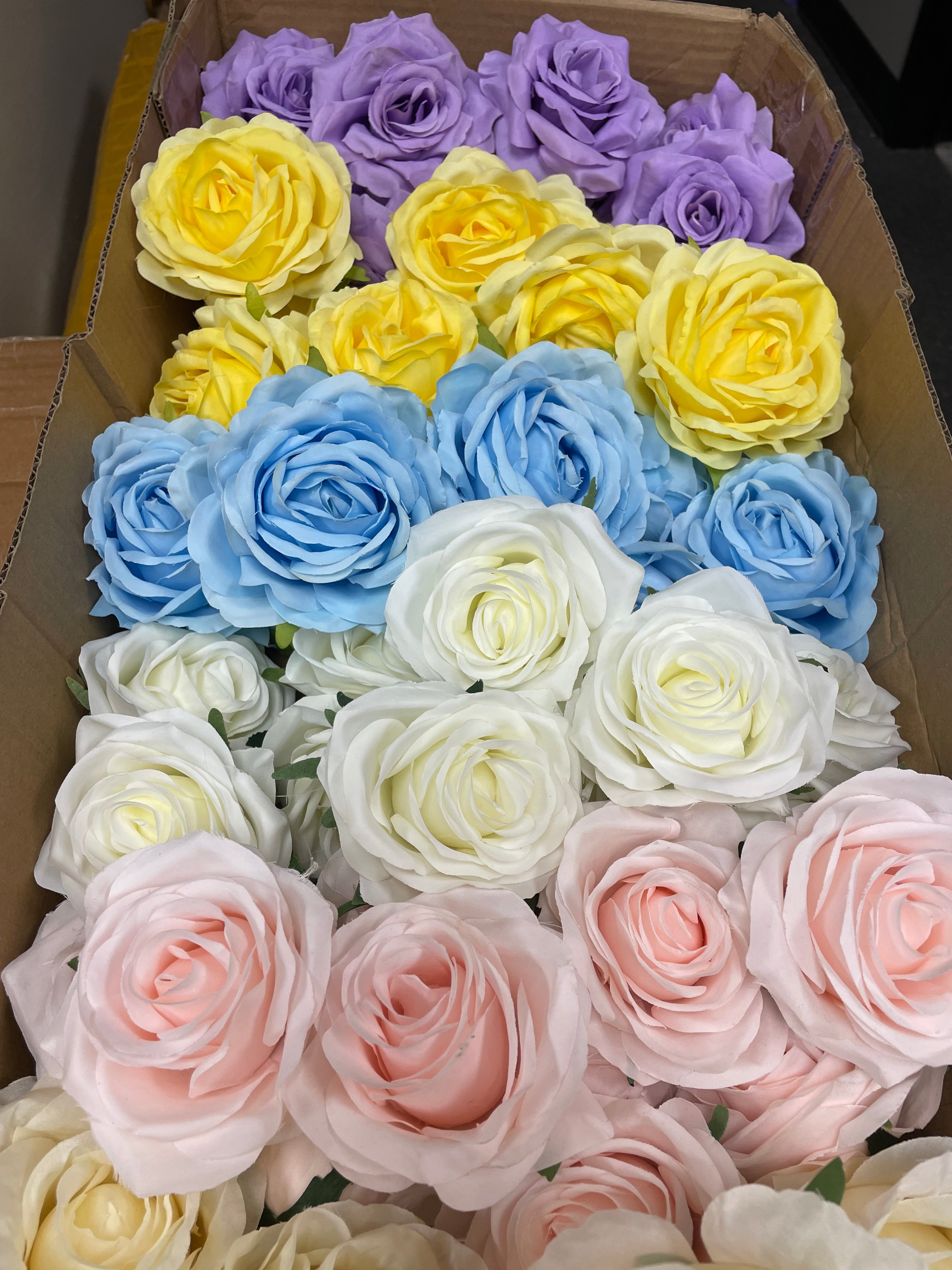 Artificial Flower Head Without Stems (IS2) Multiple