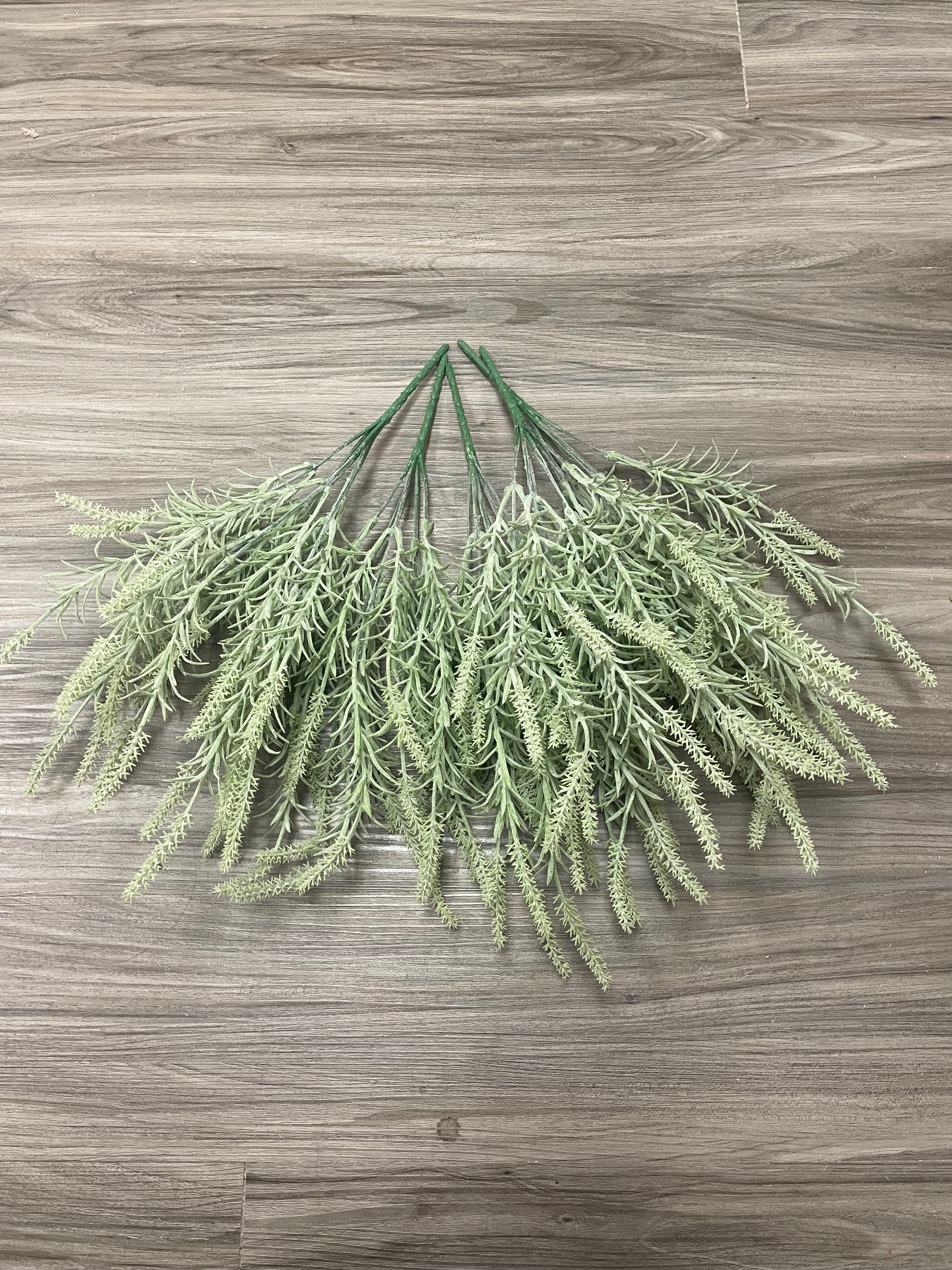 3Bunches/5Bunches Artificial Frosted Greenery Stems, Dusty Miller/Lavender Style for Wedding & DIY Decor (AG4)