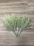 3Bunches/5Bunches Artificial Frosted Greenery Stems, Dusty Miller/Lavender Style for Wedding & DIY Decor (AG4)